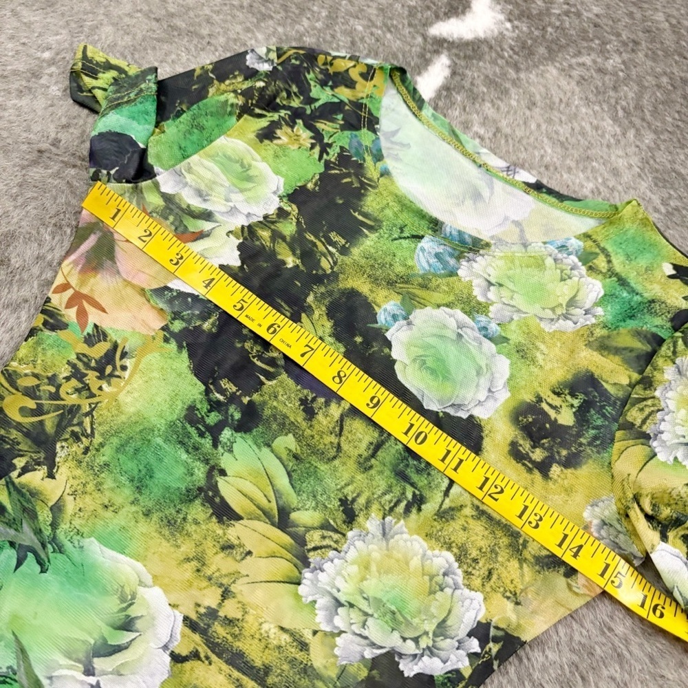 Mesh Floral Top Small - Picture 10 of 10